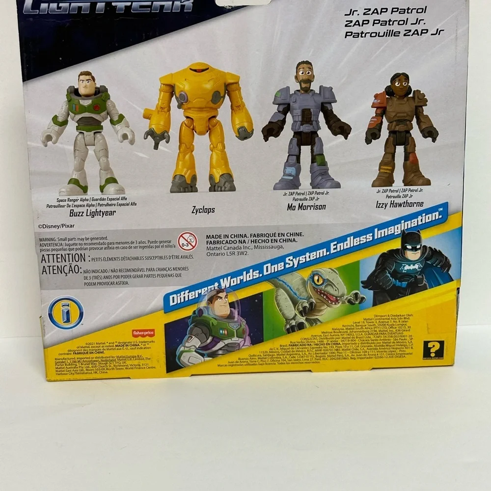 Imaginext Disney Pixar Lightyear Fisher-Price Action Figures HGT27 4 Pack NEW